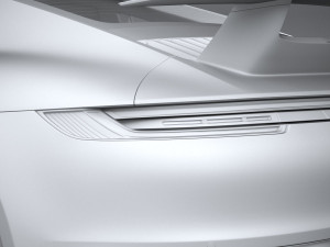 Porsche 911 Carrera Aerokit 2020 3D 모델