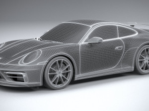 Porsche 911 Carrera Aerokit 2020 3D 모델