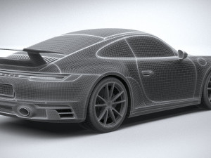 Porsche 911 Carrera Aerokit 2020 3D 모델