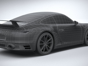 Porsche 911 Carrera Aerokit 2020 3D 모델