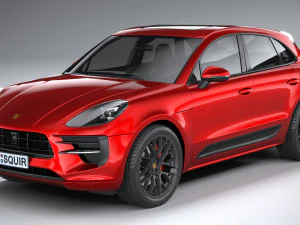 Porsche Macan GTS 2020 3D Model
