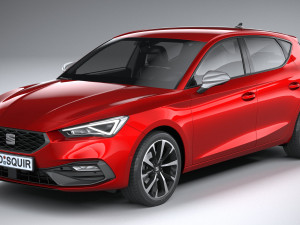 Seat Leon FR 2020 Model 3D