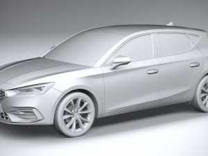 Seat Leon FR 2020 Model 3D