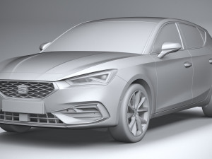 Seat Leon FR 2020 Model 3D