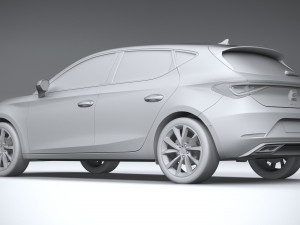 Seat Leon FR 2020 Model 3D