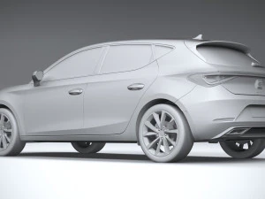 Seat Leon FR 2020 3D Model