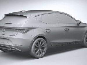 Seat Leon FR 2020 Model 3D