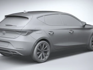 Seat Leon FR 2020 3D Model