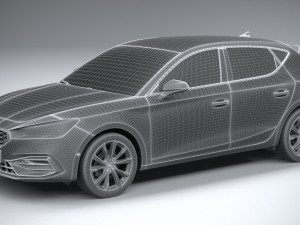 Seat Leon FR 2020 Model 3D