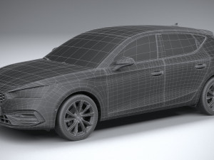 Seat Leon FR 2020 Model 3D