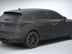 Seat Leon FR 2020 Model 3D