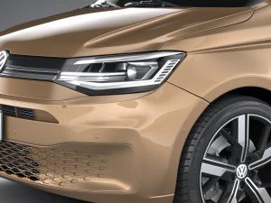 Volkswagen Caddy 2021 3D Model