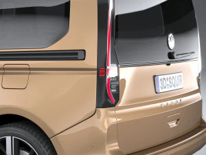Volkswagen Caddy 2021 3D Model