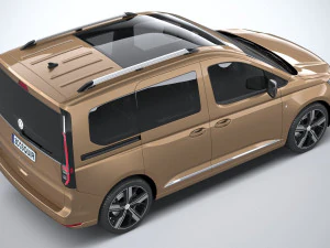 Volkswagen Caddy 2021 3D Model