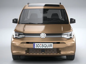 Volkswagen Caddy 2021 3D Model