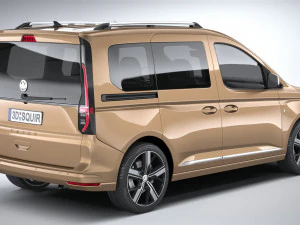 Volkswagen Caddy 2021 3D Model