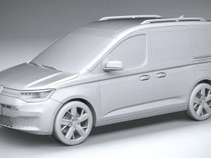 Volkswagen Caddy 2021 3D Model