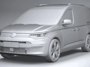 Volkswagen Caddy 2021 3D Model