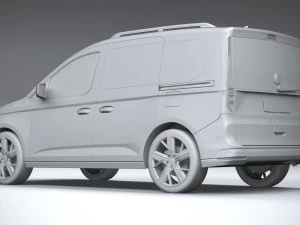 Volkswagen Caddy 2021 3D Model
