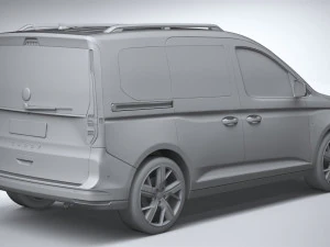 Volkswagen Caddy 2021 3D Model