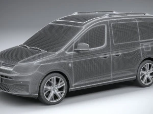 Volkswagen Caddy 2021 3D Model