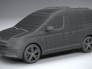 Volkswagen Caddy 2021 3D Model