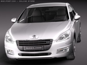 Peugeot 508 Sedan 2012 Modèle 3D