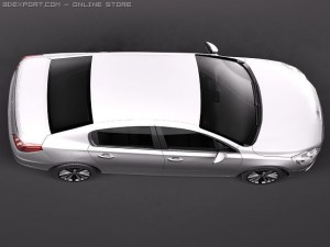 Peugeot 508 Sedan 2012 Modèle 3D