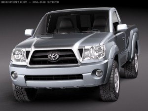 Toyota Tacoma Single Cab 2010 3Dモデル
