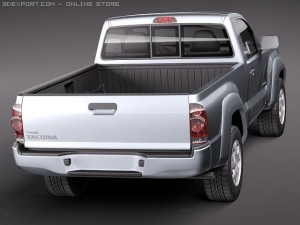Toyota Tacoma Single Cab 2010 3Dモデル