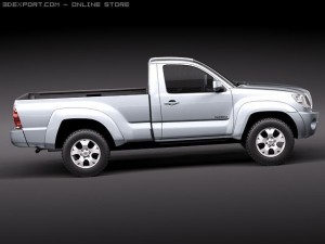 Toyota Tacoma Single Cab 2010 3Dモデル