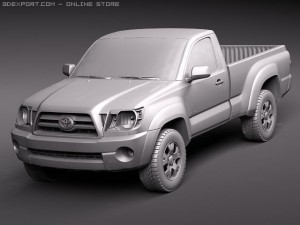 Toyota Tacoma Single Cab 2010 3Dモデル