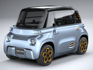 Citroen Ami 2021 3D Model
