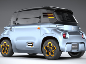 Citroen Ami 2021 3D Model