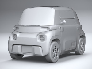 Citroen Ami 2021 3D Model