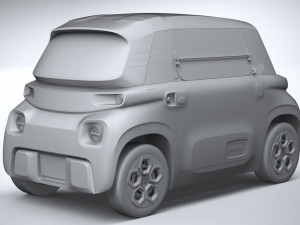 Citroen Ami 2021 3D Model