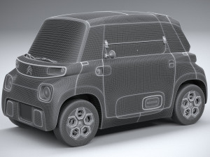 Citroen Ami 2021 3D Model