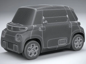 Citroen Ami 2021 3D Model