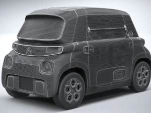 Citroen Ami 2021 3D Model