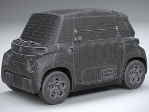 Citroen Ami 2021 3D Model