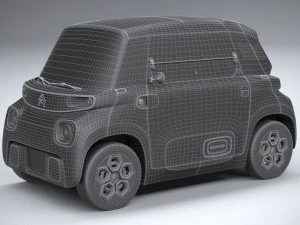 Citroen Ami 2021 3D Model