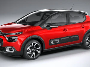 시트로엥 C3 2020 3D 모델