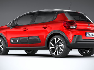Citroen C3 2020 3Dモデル