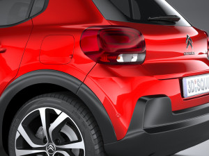 Citroen C3 2020 3Dモデル