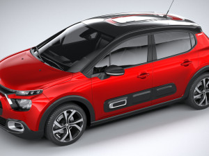 Citroen C3 2020 3Dモデル
