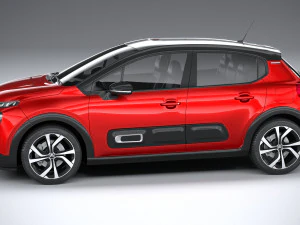 Citroen C3 2020 3D Model