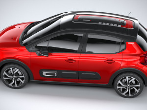 Citroen C3 2020 3Dモデル