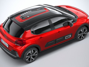 Citroen C3 2020 3Dモデル