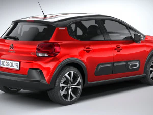 Citroen C3 2020 3D Model