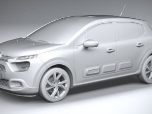 Citroen C3 2020 3Dモデル
